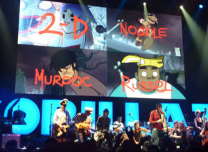 gorillaz on stage
